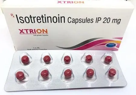 Thuốc isotretinoin thường được dùng để điều trị mụn trứng cá